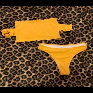 Yellow bikini NWOT